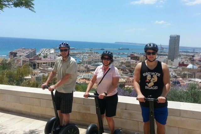 conociendo la ciudad en segway